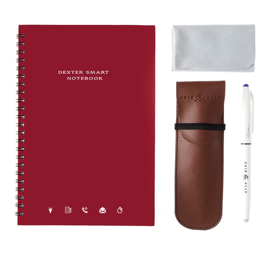 Dexter Erasable & Reusable Eco-Friendly Notebook Cuir Ally